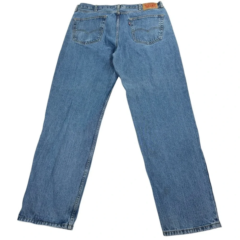 Vintage‎ Levi's 550 Relaxed Fit Jeans Mens 32x34 Light Wash Denim